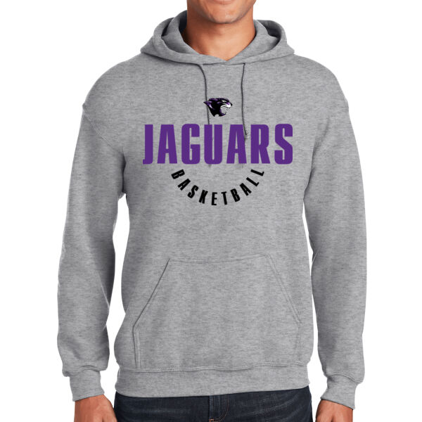 Toby Johnson Basketball Grey Heavy Blend Hooded Sweatshirt Thumbnail