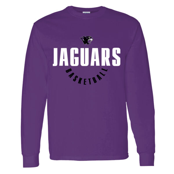 Toby Johnson Basketball Purple Heavy Cotton 100% Cotton Long Sleeve T Shirt Thumbnail
