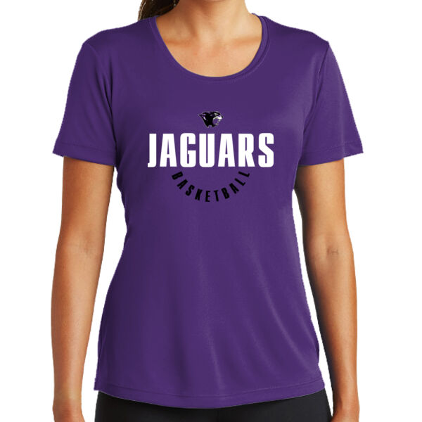Toby Johnson Basketball Ladies Purple PosiCharge Competitor Tee Thumbnail