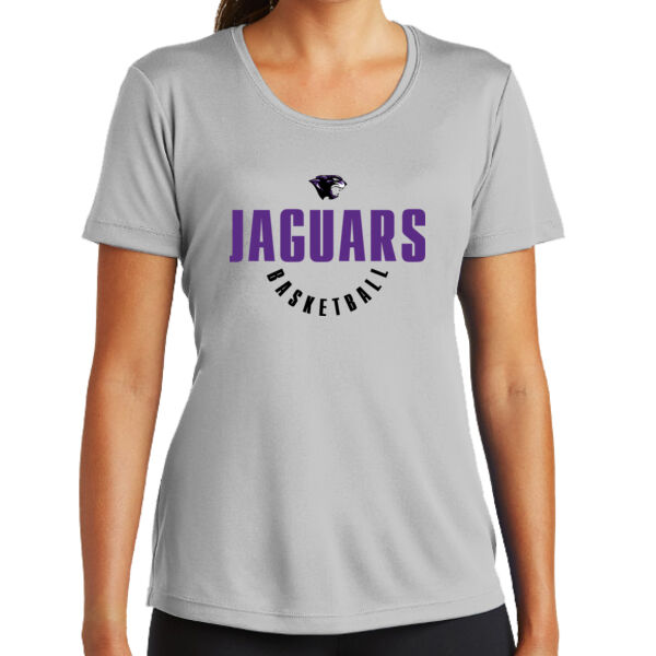 Toby Johnson Basketball Ladies Grey PosiCharge Competitor Tee Thumbnail