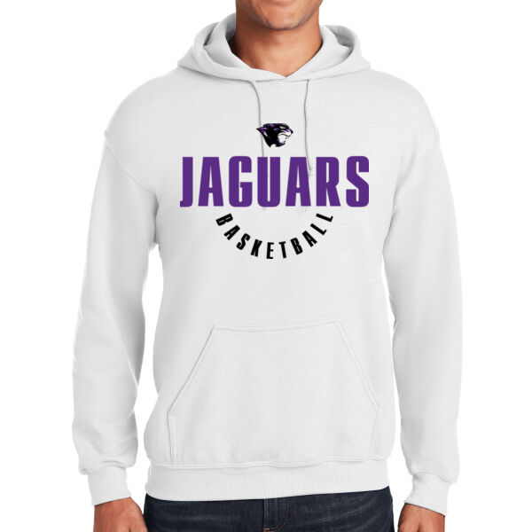 Toby Johnson Basketball White Heavy Blend Hooded Sweatshirt Thumbnail