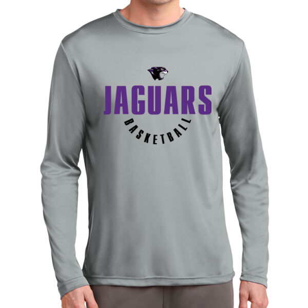 Toby Johnson Basketball Grey Long Sleeve PosiCharge Competitor Tee Thumbnail