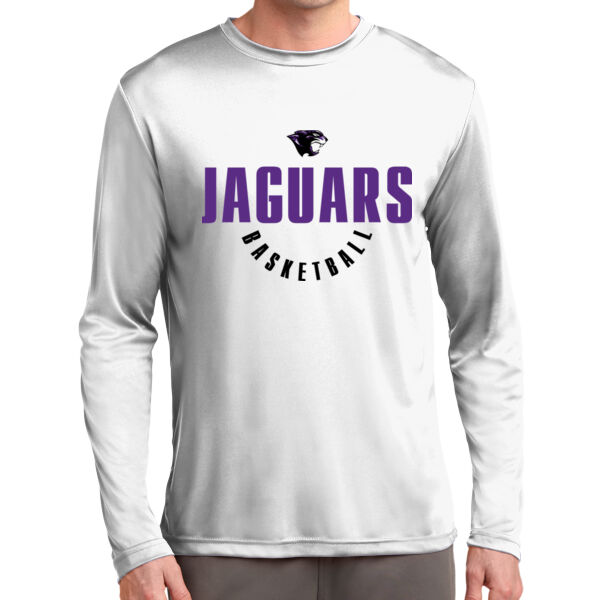 Toby Johnson Basketball White Long Sleeve PosiCharge Competitor Tee Thumbnail